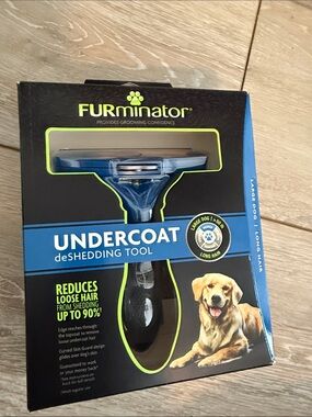 New FURminator Undercoat deShedding Tool.  Large dog.  Gift.